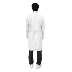 Halate medicale albe, autoclavabile, Quick Simply, maneca lunga, barbati