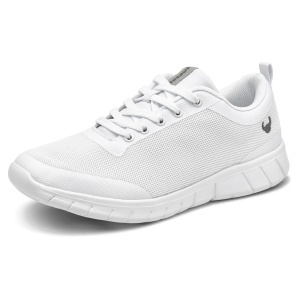 Adidasi ergonomici, antiderapanti, calapod standard, Suecos Alma Classic albi
