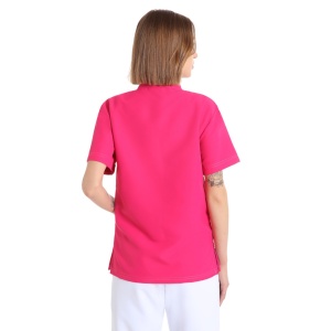 Bluze medicale care nu se calca, Quick Next fucsia, 100% microfibra