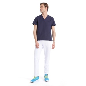 Bluze medicale care nu se calca, Quick Smart bleumarin, maneca scurta
