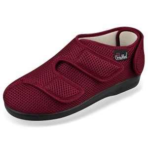 Pantofi medicali calapod lat femei OrtoMed 6051-T16 bordo