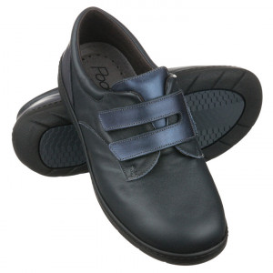 Pantofi medicali pentru diabetici, piele, femei PodoWell Vanda barete reglabile cu arici