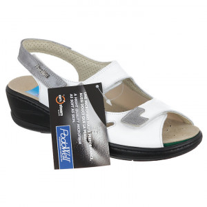 Sandale ortopedice, pentru Hallux Valgus, PodoWell Damia Alb