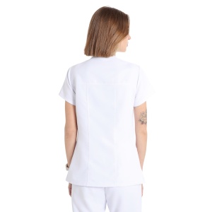 Bluze medicale care nu se calca, Quick Power albe, maneca scurta