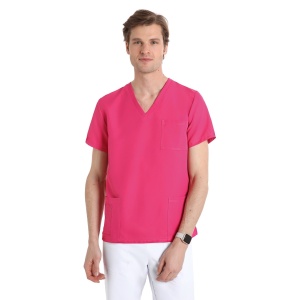 Bluze medicale care nu se calca, Quick Smart fucsia