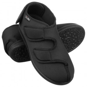 Pantofi medicali stretch femei si barbati OrtoMed 6051-6052-T77 pentru picioare umflate