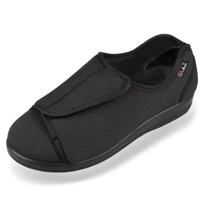 Pantofi medicali stretch pentru femei OrtoMed 663-T77 negru