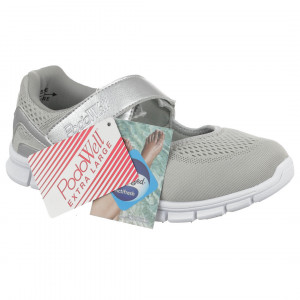 Pantofi sport ortopedici femei Podowell Vaucluse gri calapod lat