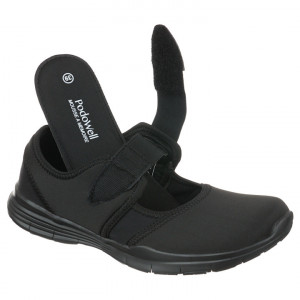 Pantofi sport ortopedici femei Podowell Valence negru bareta cu scai