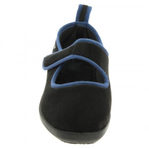 Pantofi sport ortopedici, stretch, femei, Podowell Tarnos negru varf rotund