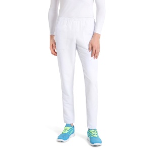 Pantaloni medicali care nu se calca, Quick Fast alb, 100% microfibra, pentru barbati