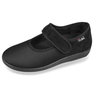 Pantofi ortopedici stretch pentru monturi OrtoMed 6047-T77 negru