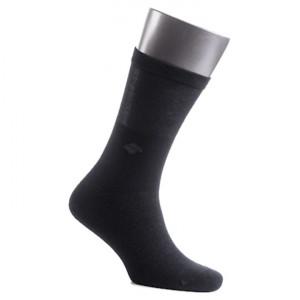 Sosete pentru diabetici, 22% fir argint pur, BonnySilver® 111 negru
