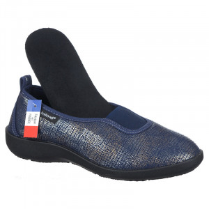 Balerini ortopedici pentru femei Podowell Taissy bleumarin brant detasabil 