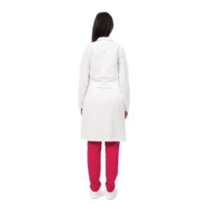 Halate medicale albe, autoclavabile, femei, Quick Ready, maneca lunga