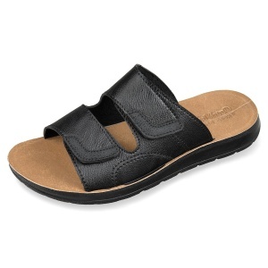 Papuci ortopedici, pentru barbati, OrtoMed 2707-P442 negru