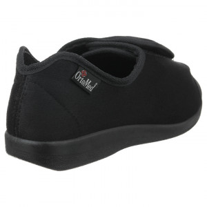 Pantofi medicali stretch pentru femei OrtoMed 663-T77 negru