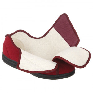 Pantofi ortopedici medicali femei Podowell Granit rosu deschidere mare