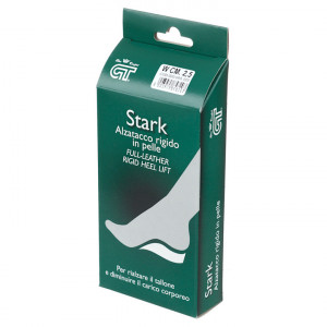 Talonete inaltatoare rigide, 2,5 cm, piele naturala, GT Stark