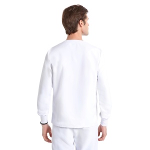 Bluze medicale care nu se calca, Quick Smart albe, maneca lunga