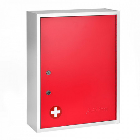 The AdirMed Large Steel Medication Cabinet, Dual Loc