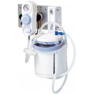Blue Cross Emergency Wall-mounted suction unit Separate Handle color: Blue
