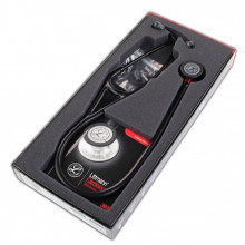 Littmann Cardiology IV Stethoscope, Black Red, sa crvenom zavrsnicom