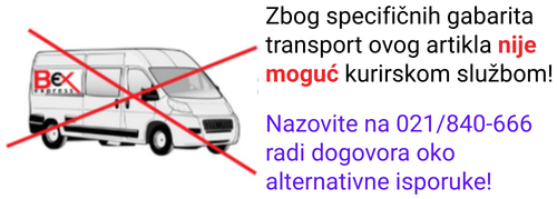 Nemoguća isporuka kurirskom službom!