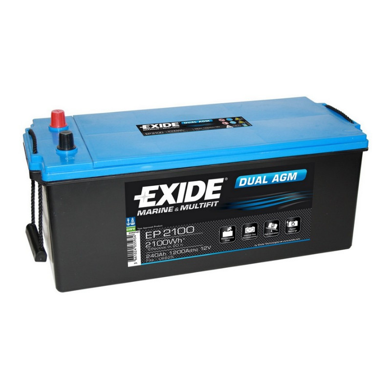 EXIDE gel Batterie 12V/60 Ah(C20) - Batterie-Ecke