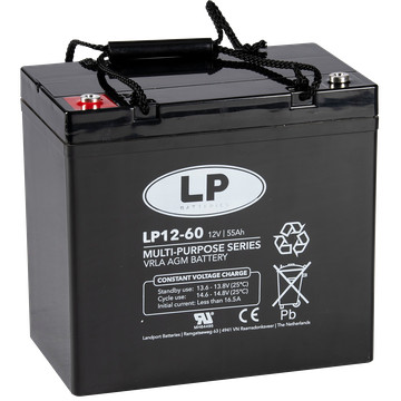 Baterija Landport LP12-60, 12V/55Ah