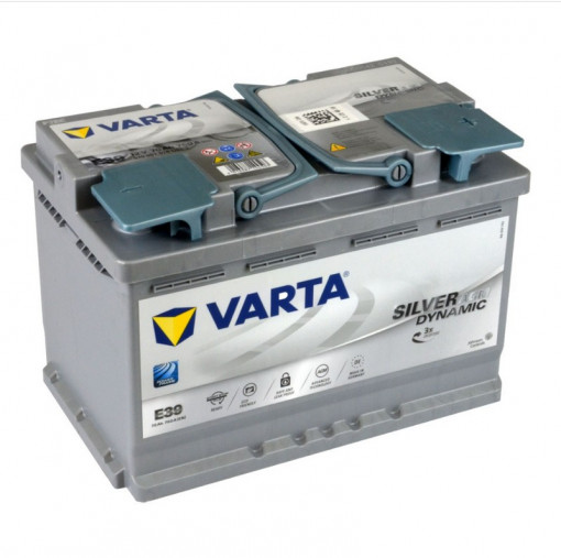 VARTA START-STOP E39 SILVER AGM 12V 70Ah 760A P+