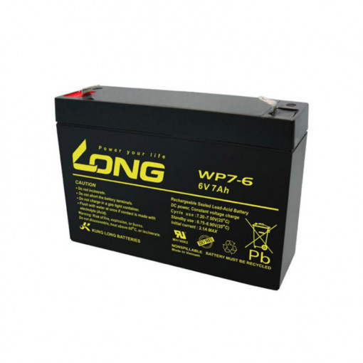 Baterija Long WP7-6 6V 7Ah