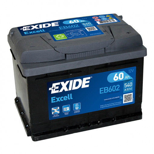 Exide Excell EB602 12V 60Ah
