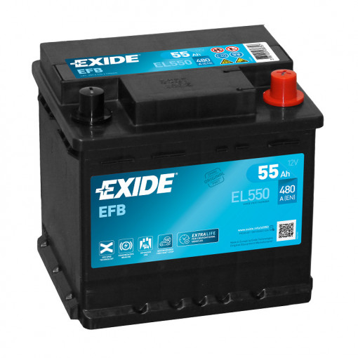EXIDE Start&Stop EFB 55Ah EL550