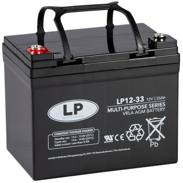 Baterija Landport LP12-33, 12V/33Ah