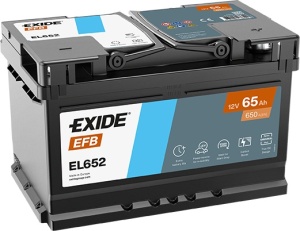 Exide Start&Stop EFB EL652 12V 65Ah
