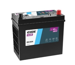 Akumulator EXIDE EK454 Start&Stop AGM, 45Ah, D+