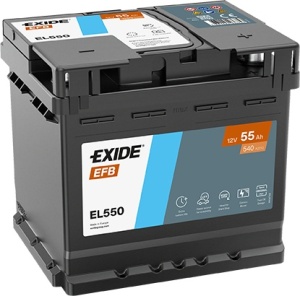 EXIDE Start&Stop EFB 55Ah EL550