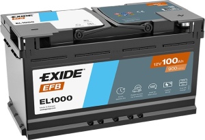 EXIDE Start&Stop EFB 100Ah EL1000