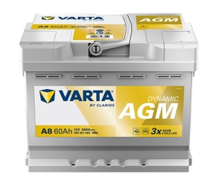 Varta Silver Dynamic A8, AGM, 12V 60Ah
