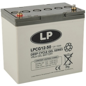 AKUM. STAC. Landport LPCG12-50, 12V, 55Ah, GEL