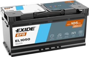 EXIDE Start&Stop EFB 105Ah EL1050