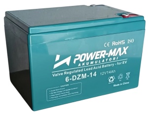 Baterija Power-Max 6-DZM-14 12V 14Ah
