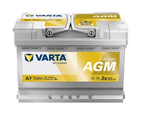 Varta Dynamic AGM A7 12V 70Ah