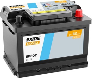 Exide Excell EB602 12V 60Ah