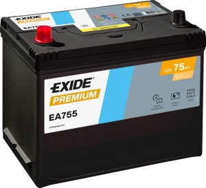 Exide Premium EA755 12V 75Ah