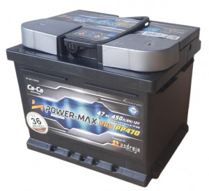 Power-Max Pro PP470, 12V, 47Ah