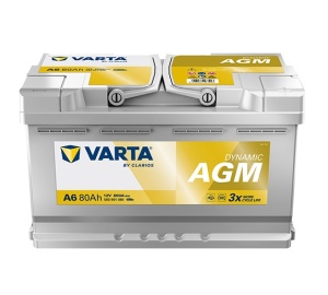 Varta Silver Dynamic A6, AGM, 12V 80Ah
