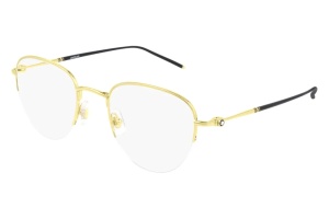 Montblanc MB0129O 004 52 Optical Frame MAN METAL GOLD TRANSP