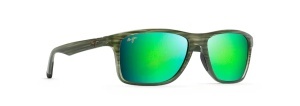 Maui Jim GM798 -15 MAUIGREEN ONSHORE OLIVE STRIPE FADE GREEN